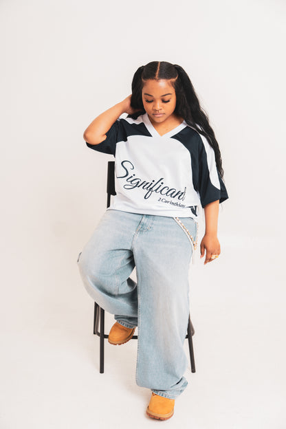 New Creation Jersey - White/Blue